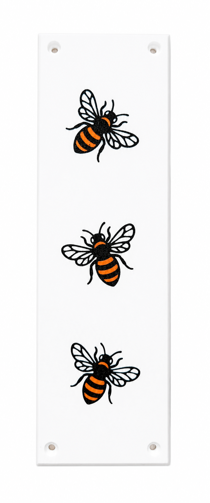 Bee Multi Colour Door Push Plate