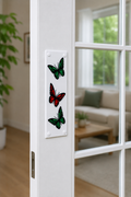 Butterfly Multi Colour Door Push Plate