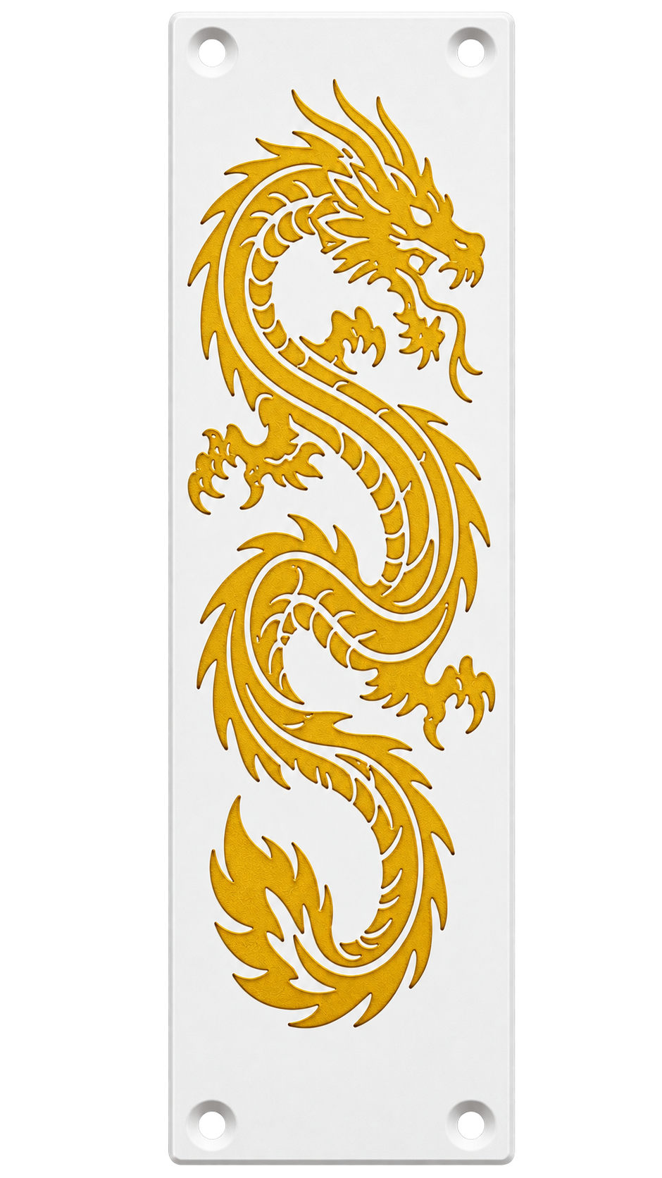 Gold Dragon Door Push Plate