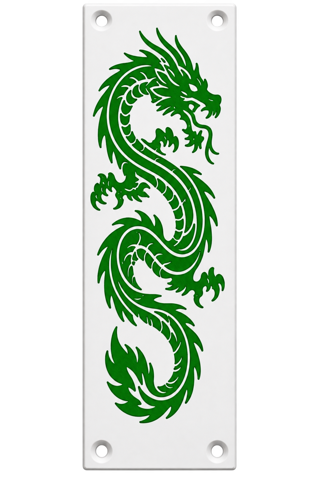 Green Dragon Door Push Plate